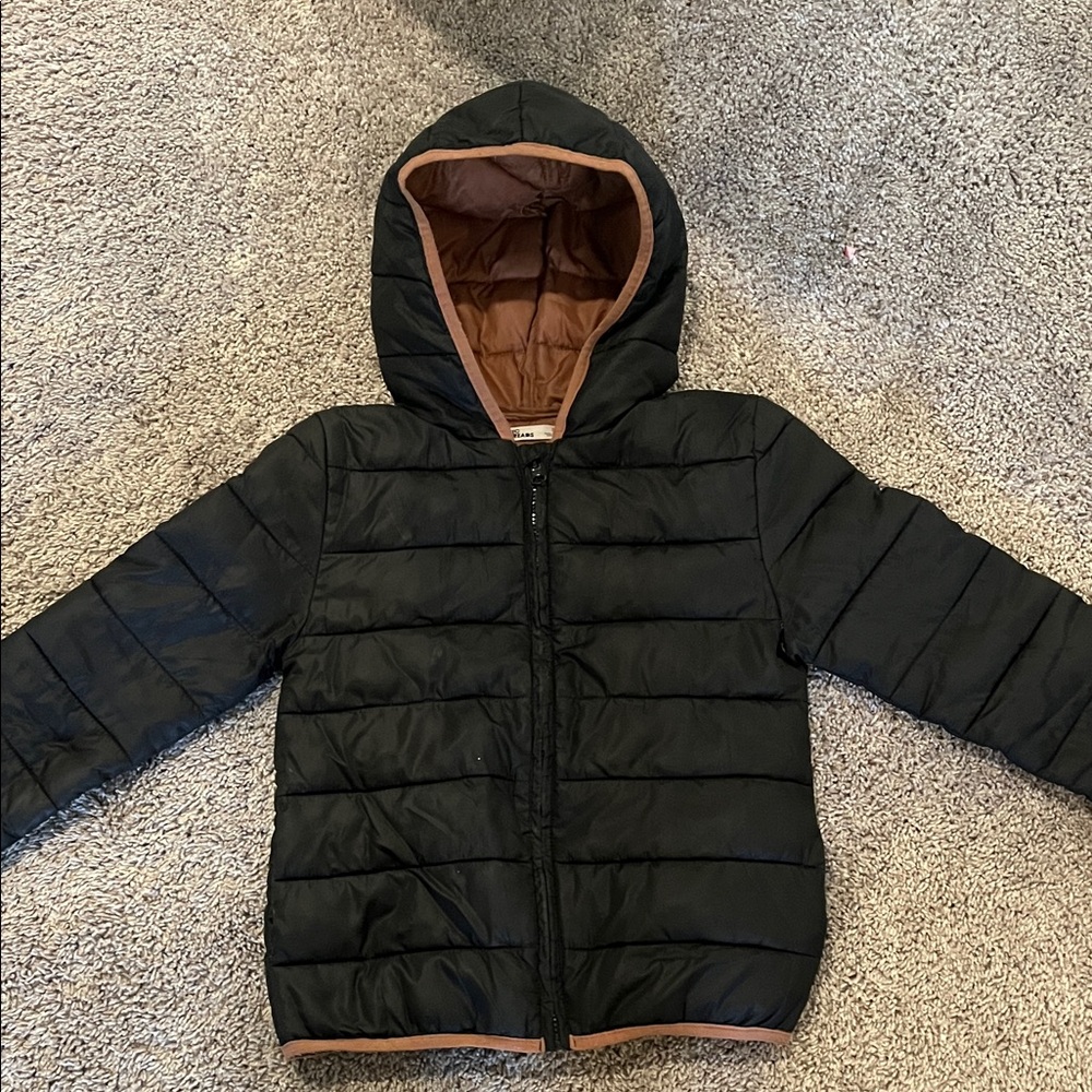Stylish Black Puffer Jacket for Kids